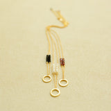 Garnet Solara Necklace Aaria Tees
