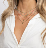 Elsa Mini Heart Necklace Red Aaria Tees
