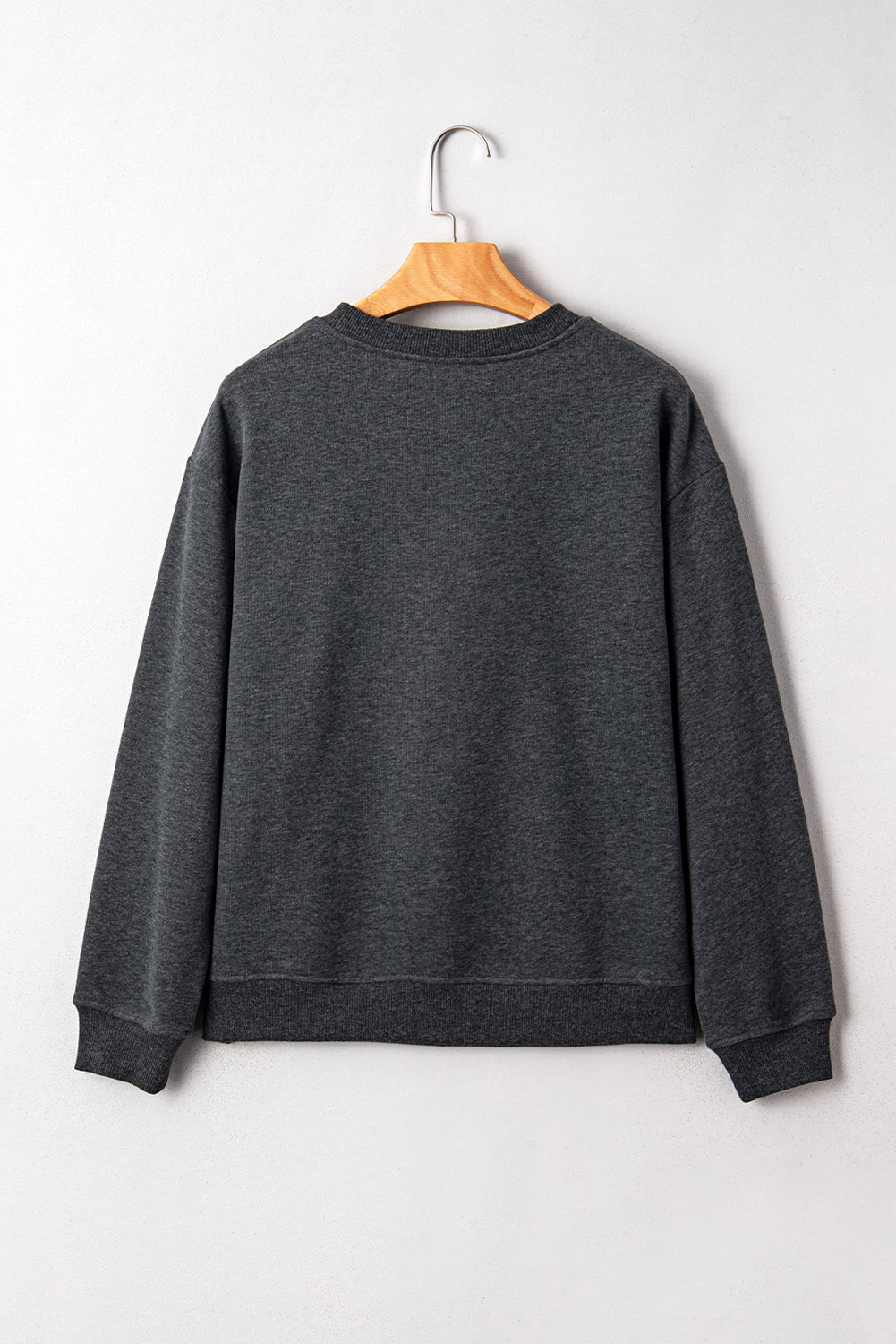 Carbon Grey Cowboy Queen Card Drop Shoulder Graphic Sweatshirt - Aaria Tees Aaria Tees