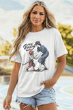 White Busy Raising Ballers Cool Mom Tee Aaria Tees