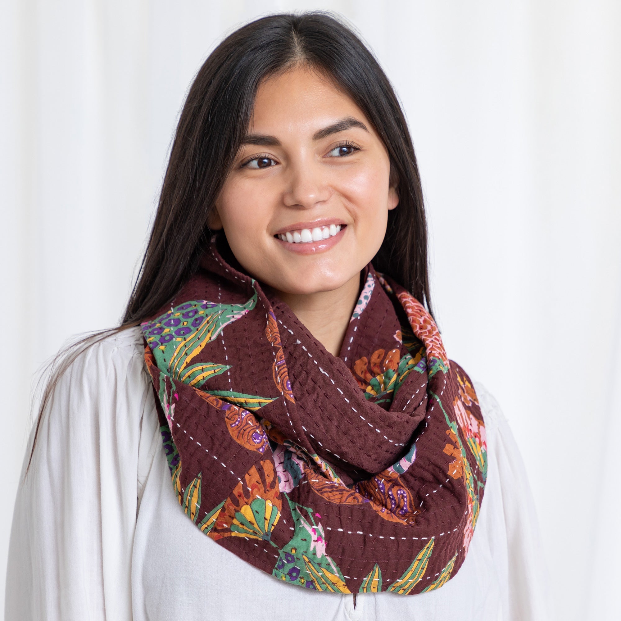 Waves of Color Infinity Scarf | Fair Trade - Aaria Tees Aaria Tees
