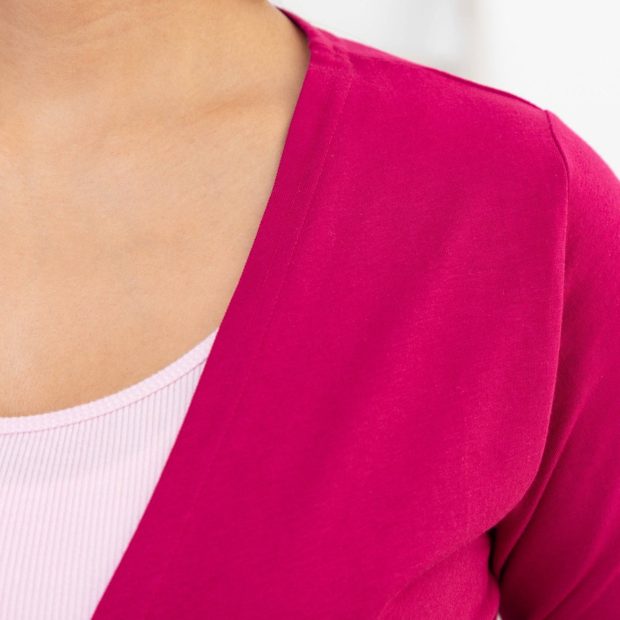 Bright Organic Drape Tie Cardigan - Aaria Tees Aaria Tees
