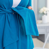 Bright Organic Drape Tie Cardigan - Aaria Tees Aaria Tees
