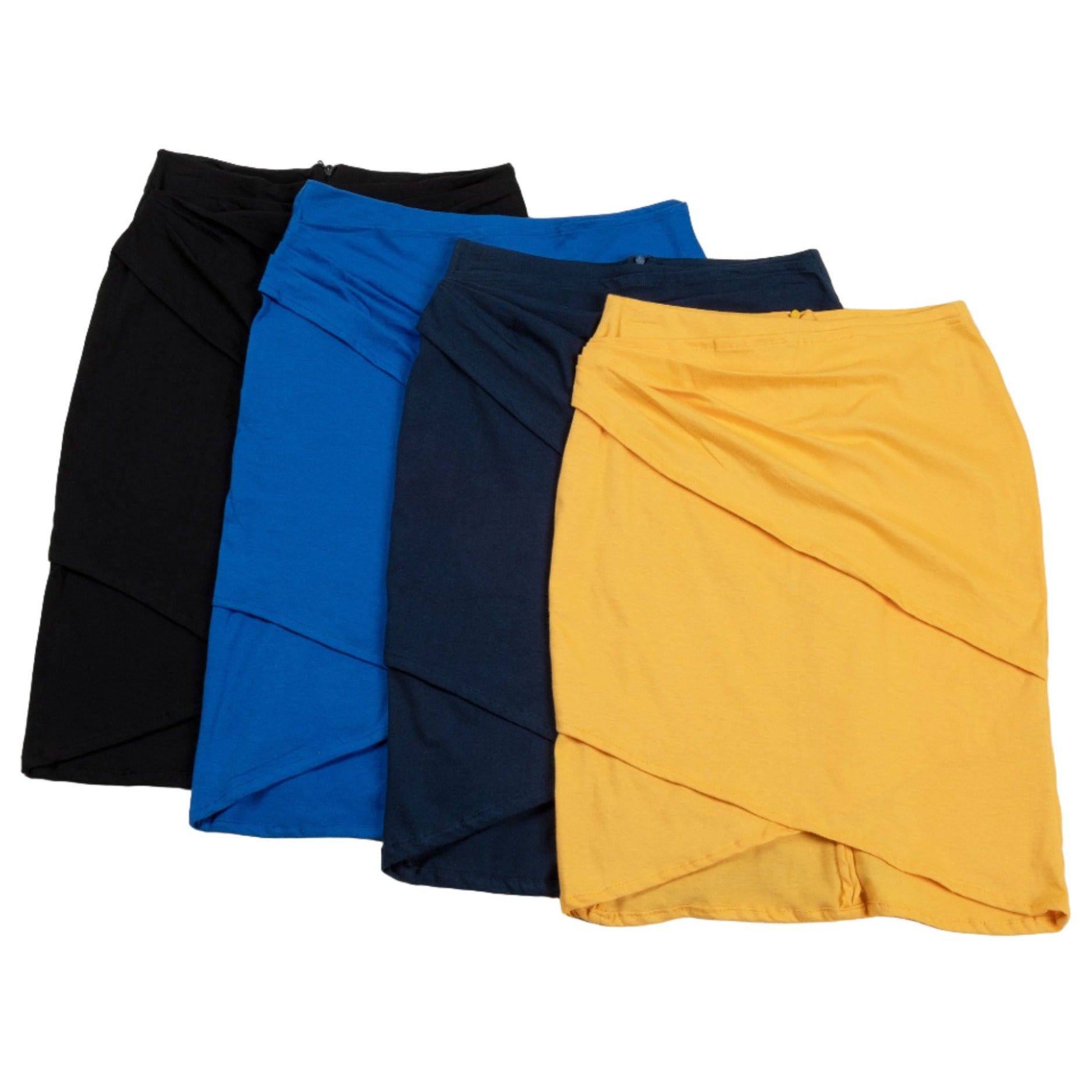 Organic Layered Pencil Skirt - Aaria Tees Aaria Tees