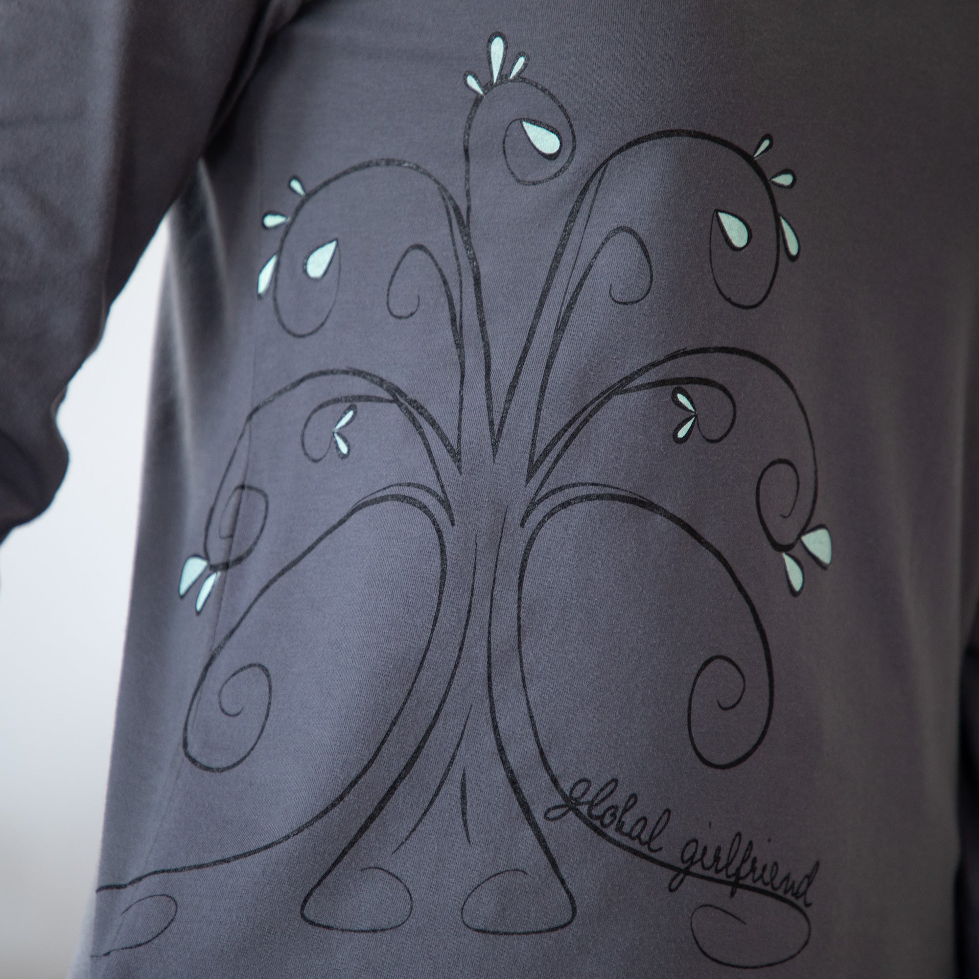 Organic Africa Cozy Scoop Neck - Aaria Tees Aaria Tees
