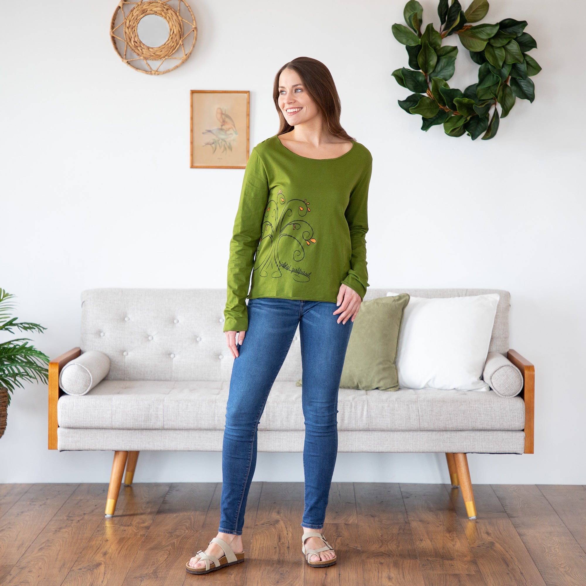 Organic Africa Cozy Scoop Neck - Aaria Tees Aaria Tees