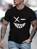 Evil Smile Face Shirt for Men – Trendy Summer Streetwear Tee - Aaria Tees Aaria Tees