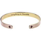 When You Have Faith Cuff Bracelet - Aaria Tees Aaria Tees