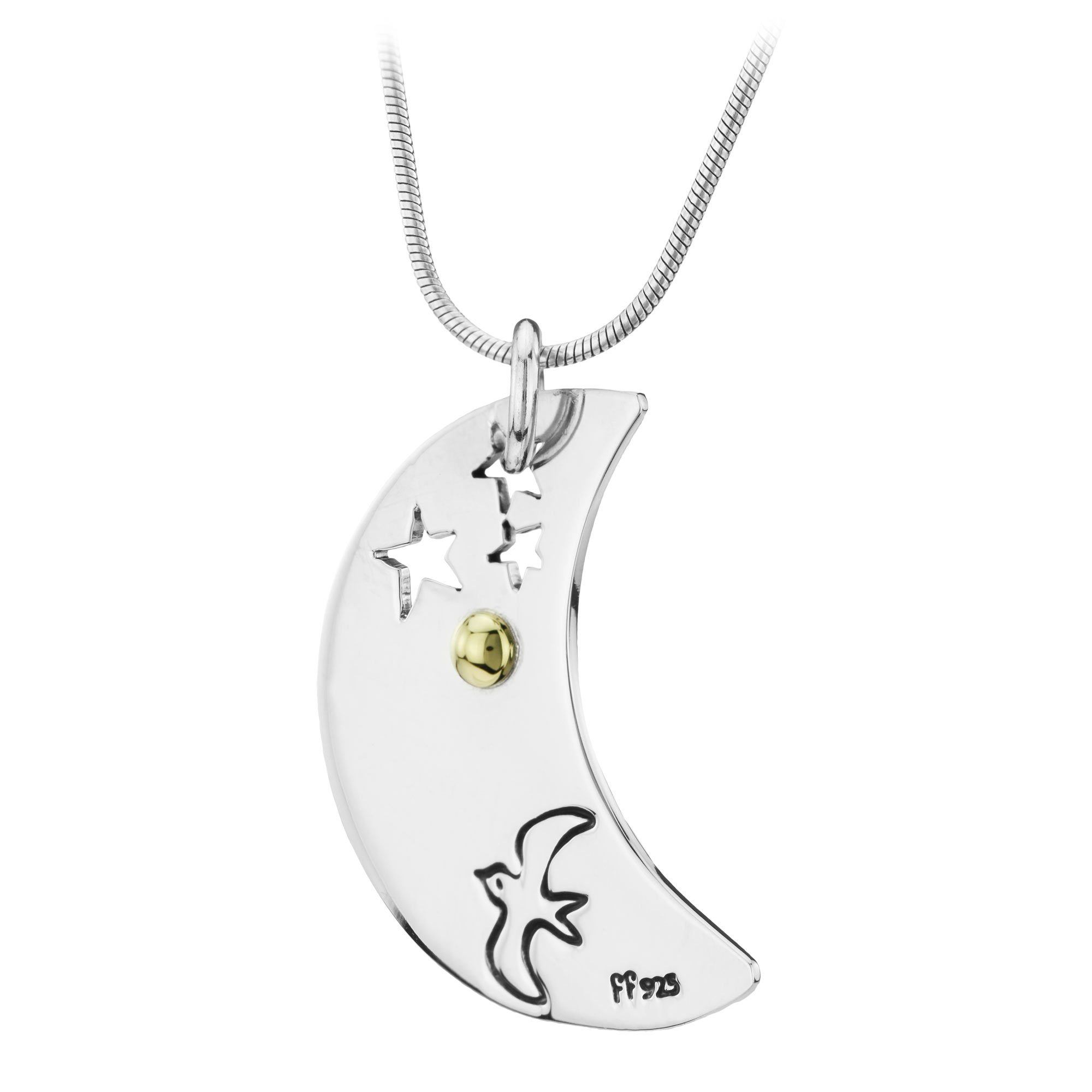 Never Never Never Give Up Sterling Necklace - Aaria Tees Aaria Tees