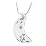 Never Never Never Give Up Sterling Necklace - Aaria Tees Aaria Tees
