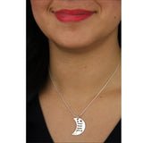 Never Never Never Give Up Sterling Necklace - Aaria Tees Aaria Tees