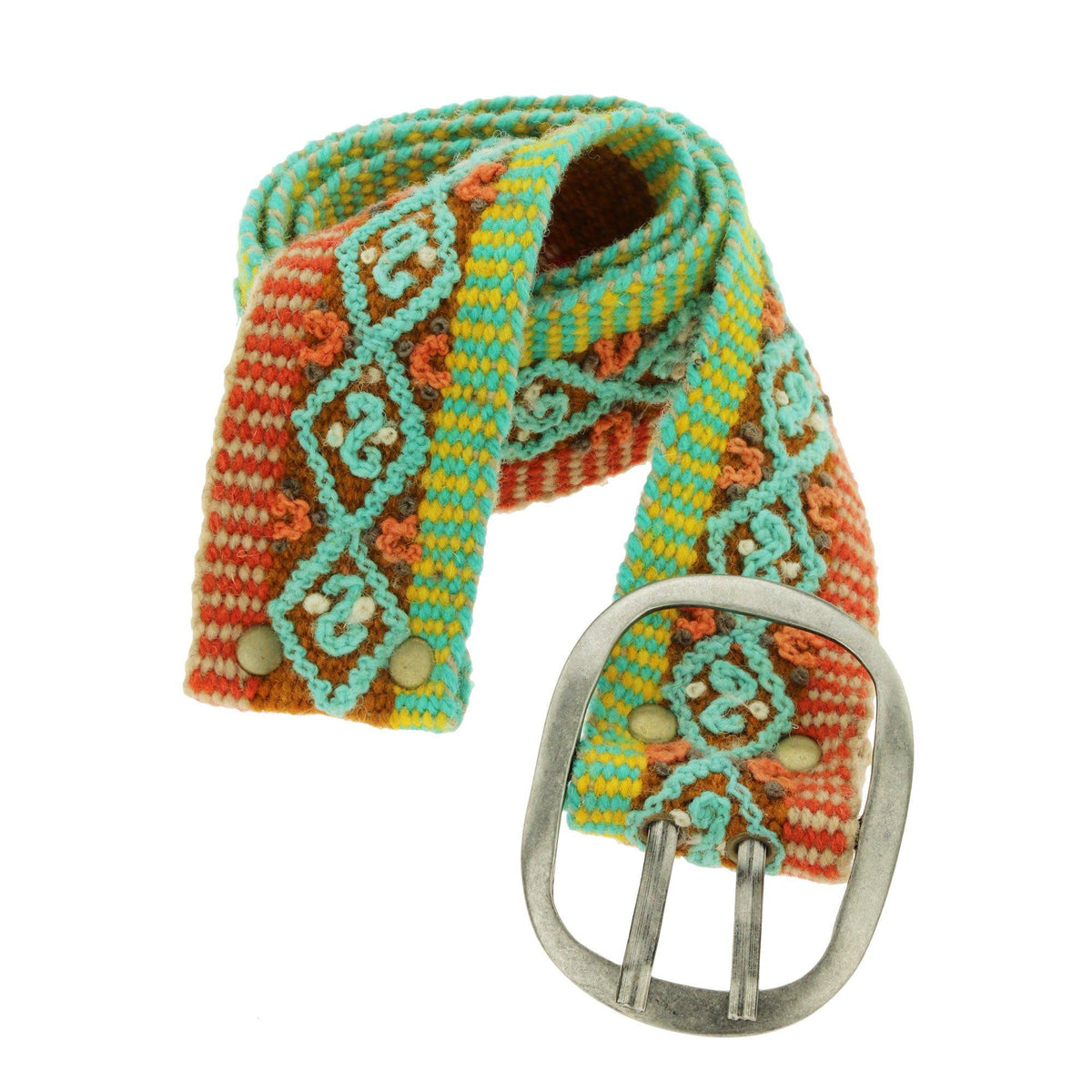 Peruvian Edge Embroidered Belt - Aaria Tees