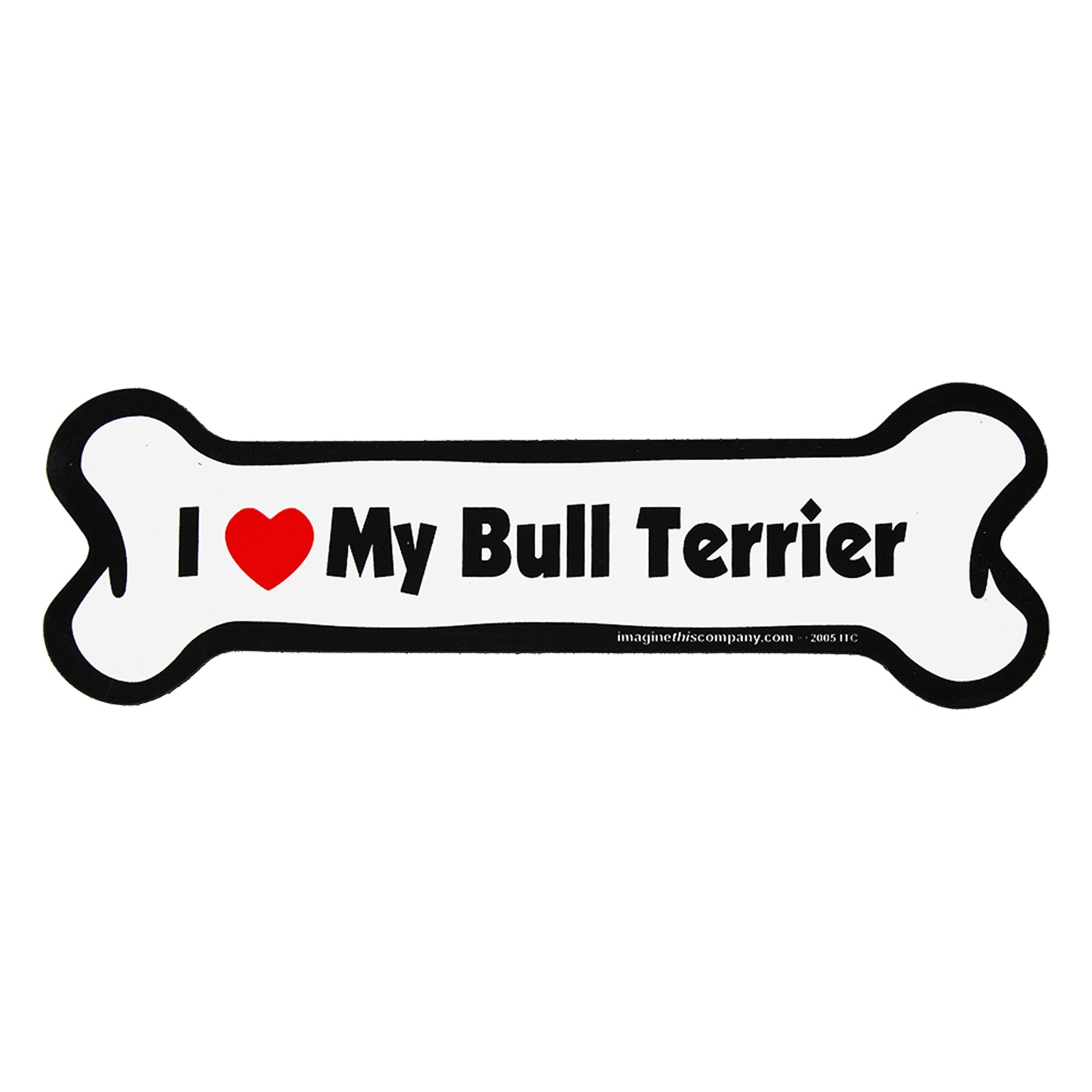 I Love My Dog Car Magnet: Breeds A - K - Aaria Tees Aaria Tees