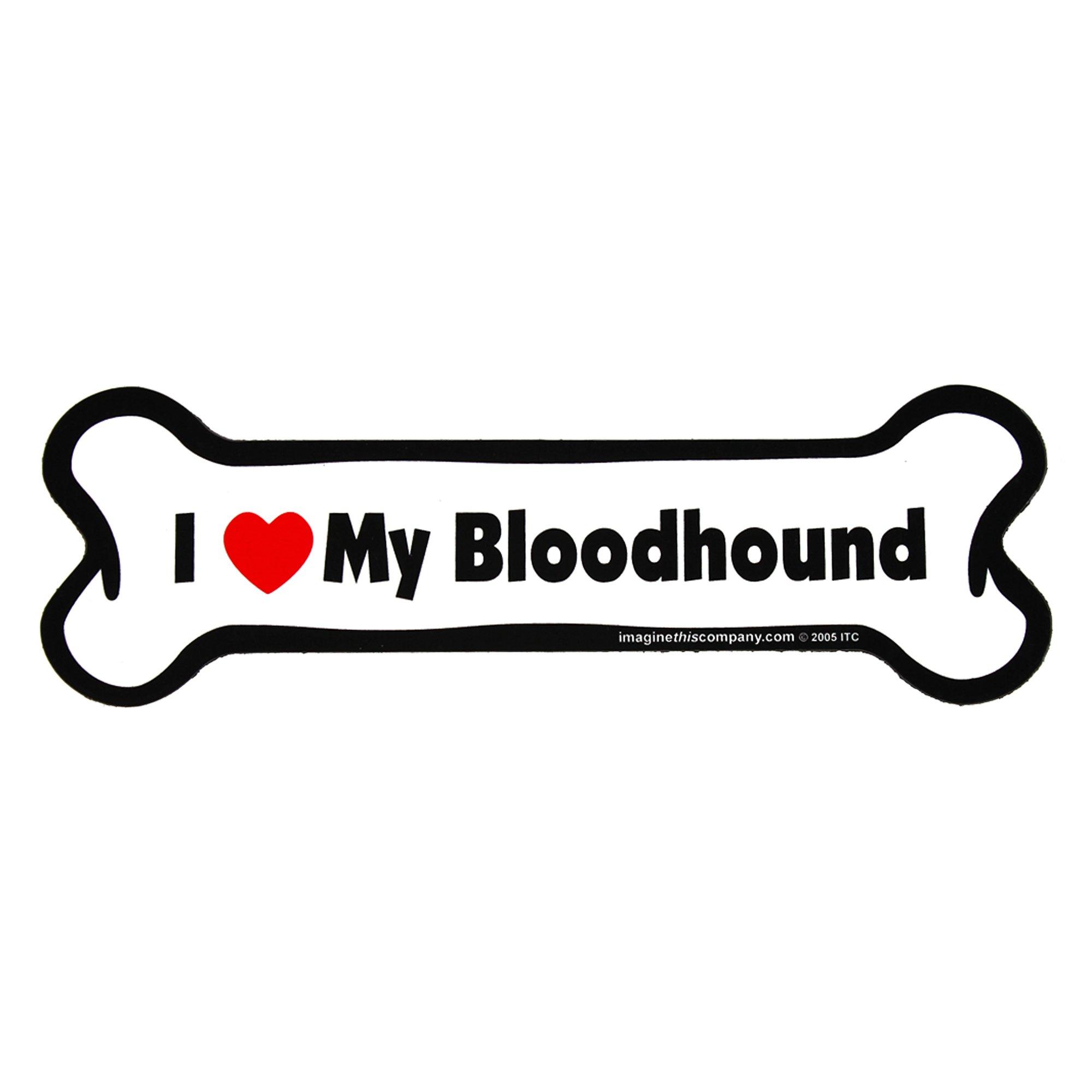 I Love My Dog Car Magnet: Breeds A - K - Aaria Tees Aaria Tees