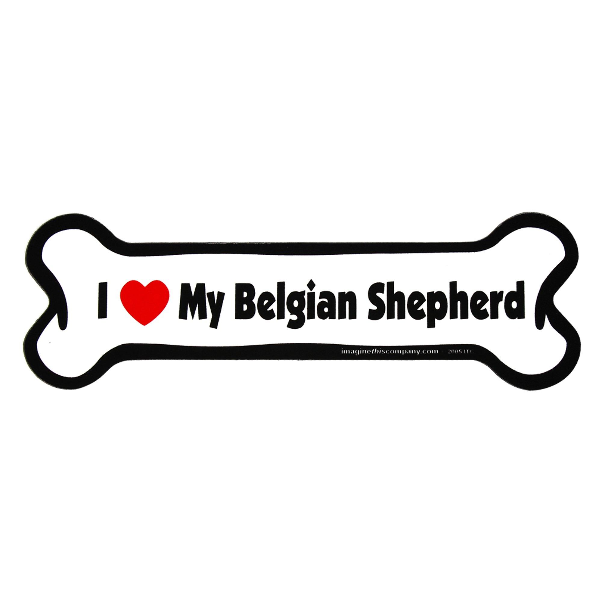 I Love My Dog Car Magnet: Breeds A - K - Aaria Tees Aaria Tees