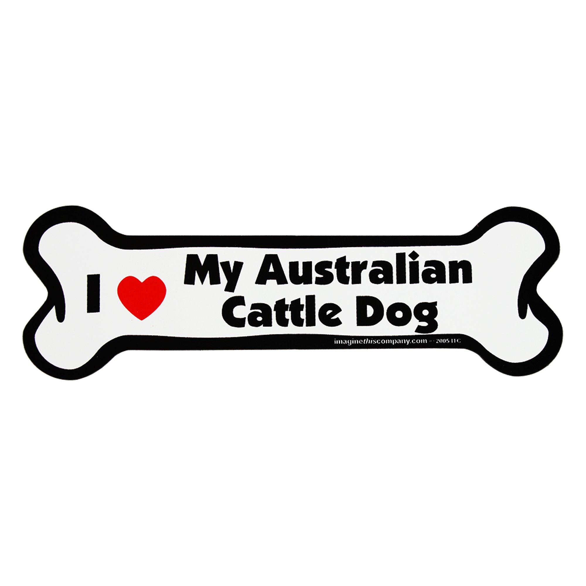 I Love My Dog Car Magnet: Breeds A - K - Aaria Tees Aaria Tees
