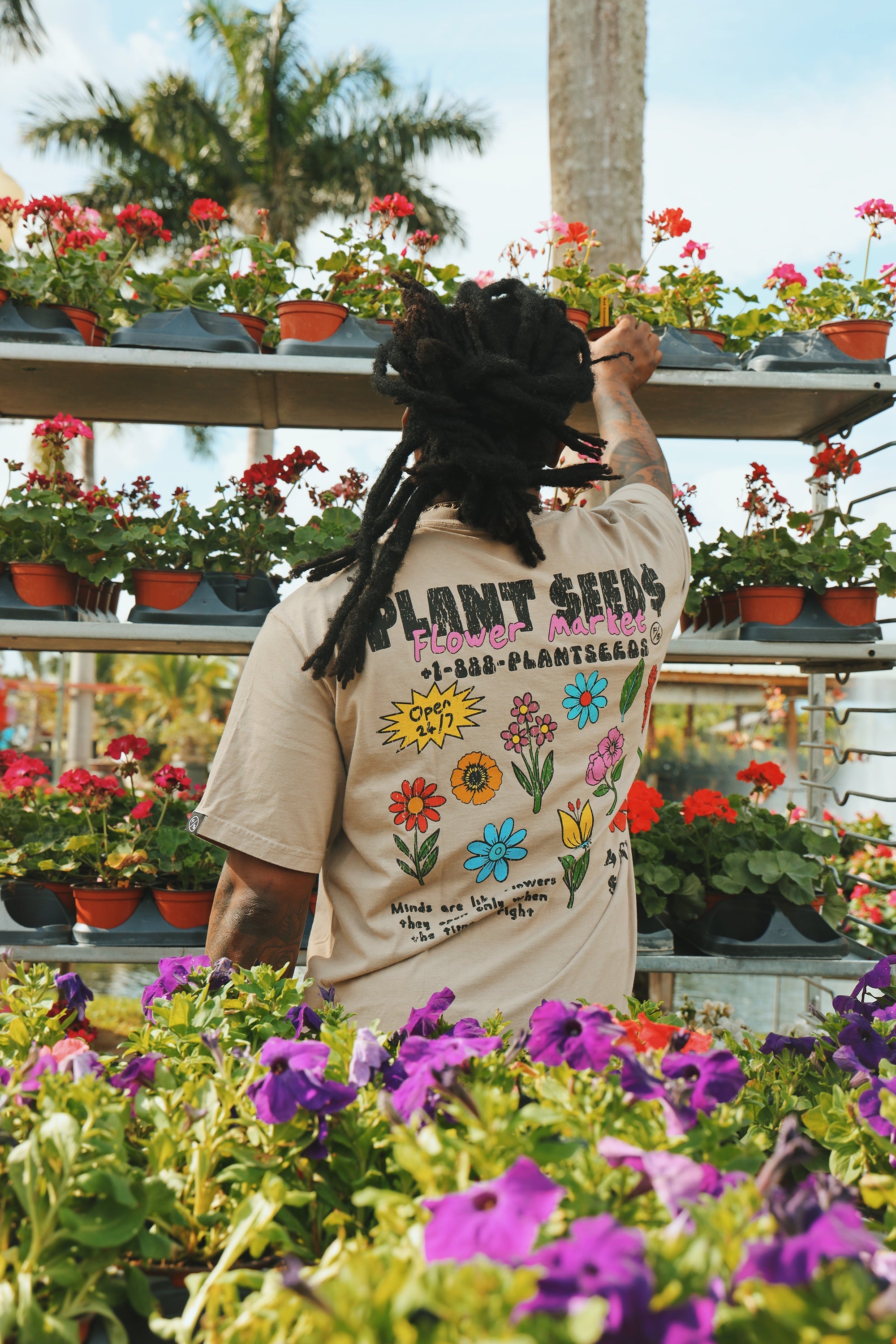 Flower Market - Aaria Tees Aaria Tees