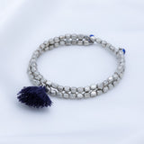 Taj Tassel Metal Bead Bracelet - Aaria Tees Aaria Tees