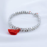 Taj Tassel Metal Bead Bracelet - Aaria Tees Aaria Tees