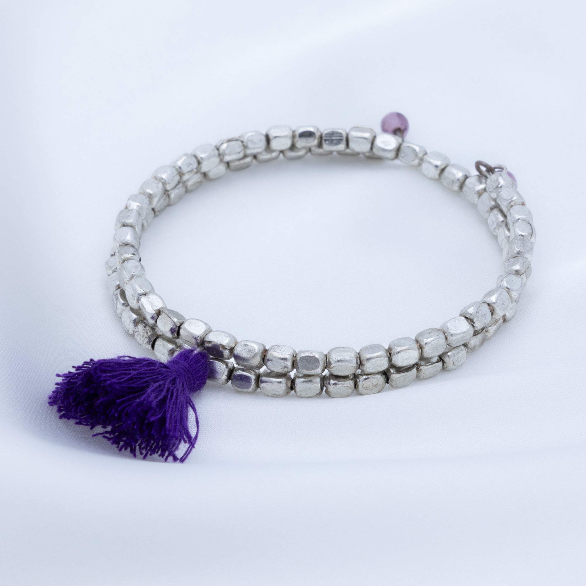 Taj Tassel Metal Bead Bracelet - Aaria Tees Aaria Tees