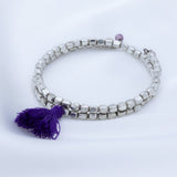 Taj Tassel Metal Bead Bracelet - Aaria Tees Aaria Tees