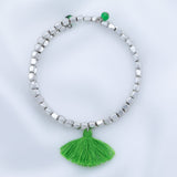 Taj Tassel Metal Bead Bracelet - Aaria Tees Aaria Tees