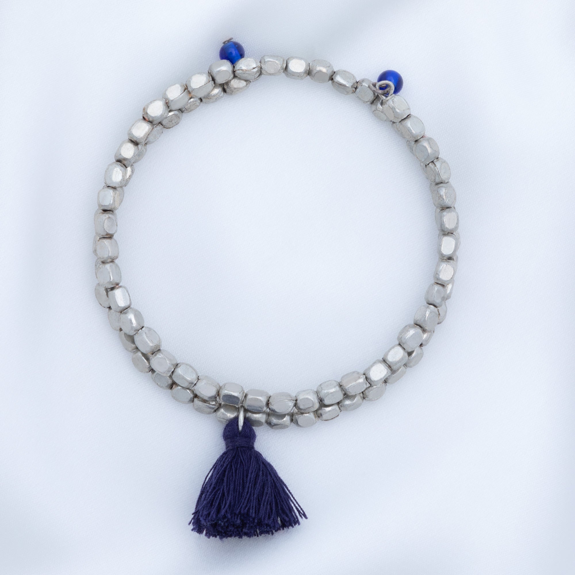 Taj Tassel Metal Bead Bracelet - Aaria Tees Aaria Tees