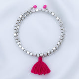 Taj Tassel Metal Bead Bracelet - Aaria Tees Aaria Tees