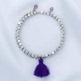 Taj Tassel Metal Bead Bracelet - Aaria Tees Aaria Tees