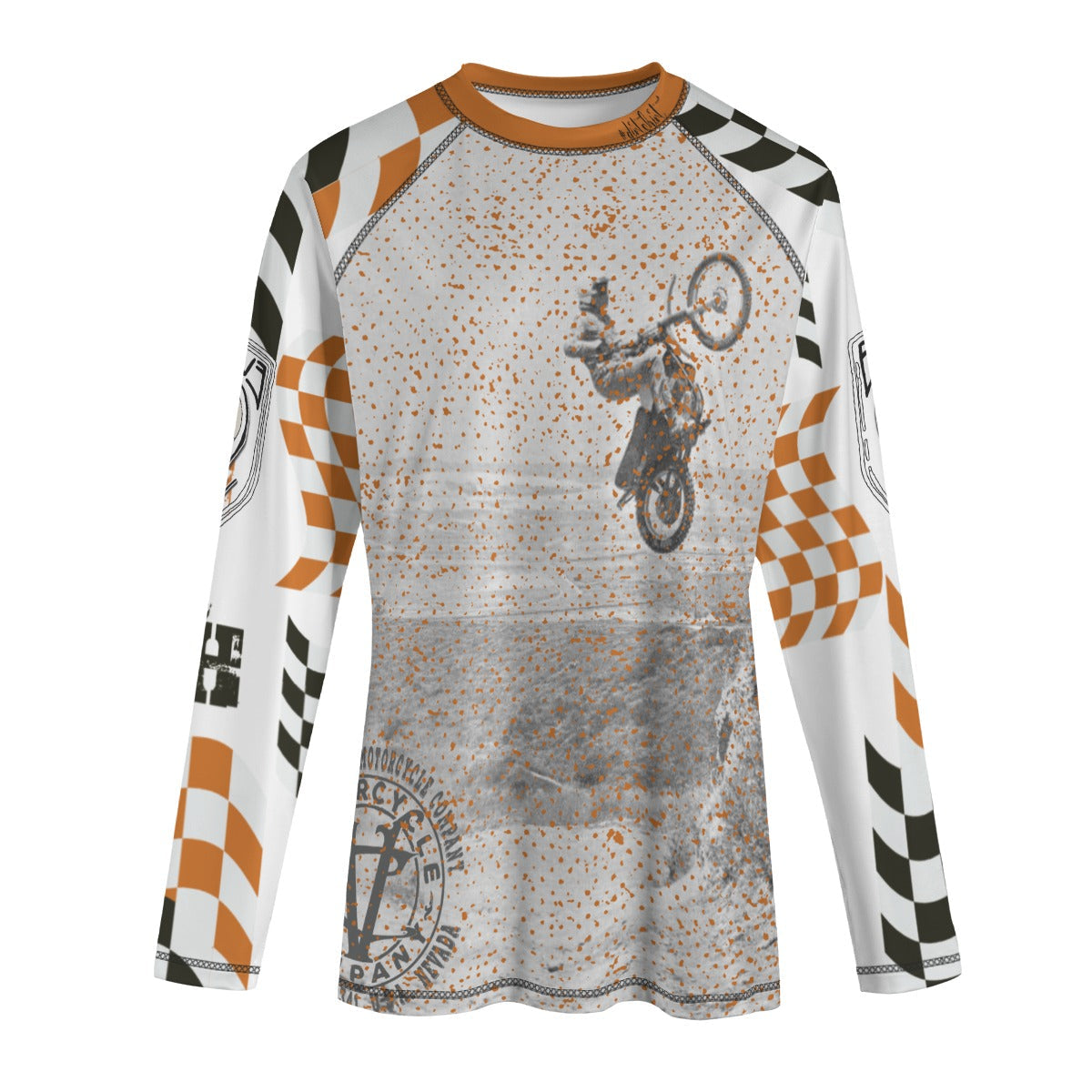 Jump Higher #dirtshirt Men's Long Sleeve Riding Shirt | Motocross Tee - Aaria Tees Aaria Tees