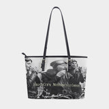 Lipstick Ladies Premium Tote Bag | Women's Motorcycle Tote - Aaria Tees Aaria Tees
