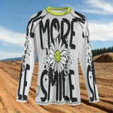 More Smile #dirtshirt Long Sleeve Dirt Bike Riding Shirt | Youth Motocross Tee - Aaria Tees Aaria Tees