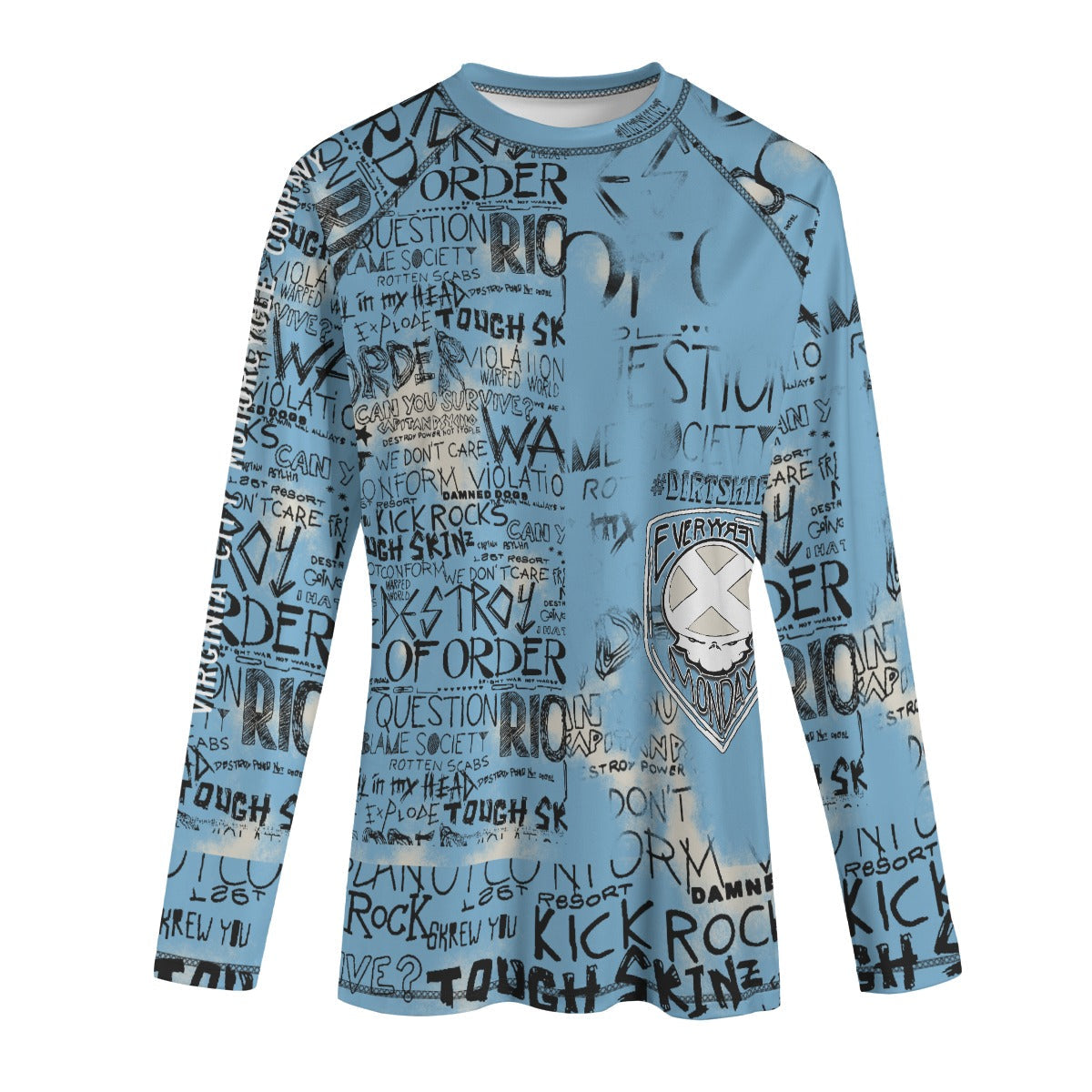 Every Monday #dirtshirt Long Sleeve Men's Motocross Shirt | Ride Every Day - Aaria Tees