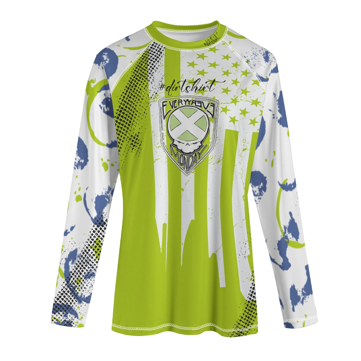 Just Riding #dirtshirt Long Sleeve Motocross Shirt | Dirt Bike Tee - Aaria Tees Aaria Tees