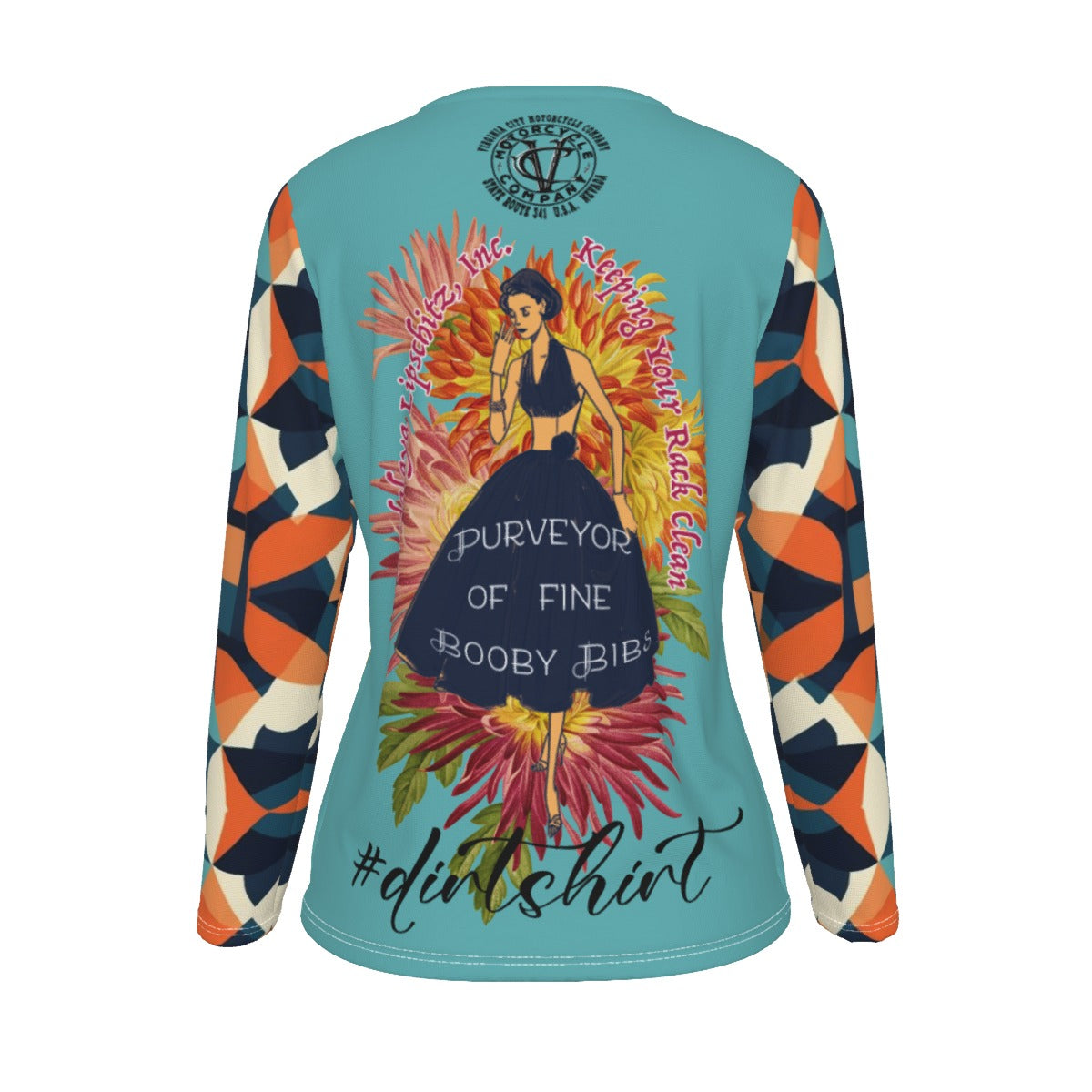 Tandalaya Lipschitz Inc. #dirtshirt Long Sleeve T-Shirt | 100% Cotton | Women's Dirt Bike Tee - Aaria Tees Aaria Tees