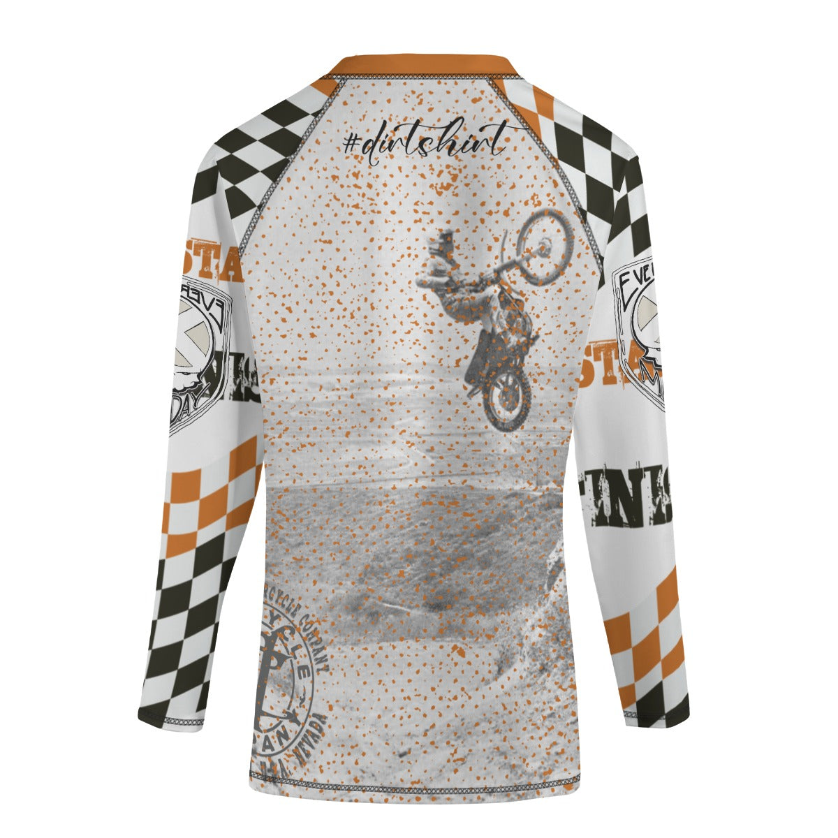 Jump Higher #dirtshirt Men's Long Sleeve Riding Shirt | Motocross Tee - Aaria Tees Aaria Tees