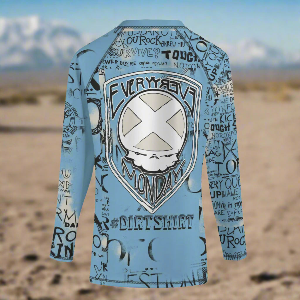 Every Monday #dirtshirt Long Sleeve Men's Motocross Shirt | Ride Every Day - Aaria Tees Aaria Tees