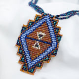 Mayan Pyramid Beaded Pendant Necklace - Aaria Tees Aaria Tees