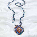 Mayan Pyramid Beaded Pendant Necklace - Aaria Tees Aaria Tees