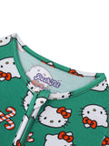 PoshTOT Sanrio Hello Kitty Green Bamboo Baby Convertible Zippy Romper - Aaria Tees Aaria Tees