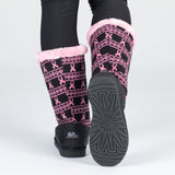 Pink Ribbon Knit Boots - Aaria Tees Aaria Tees
