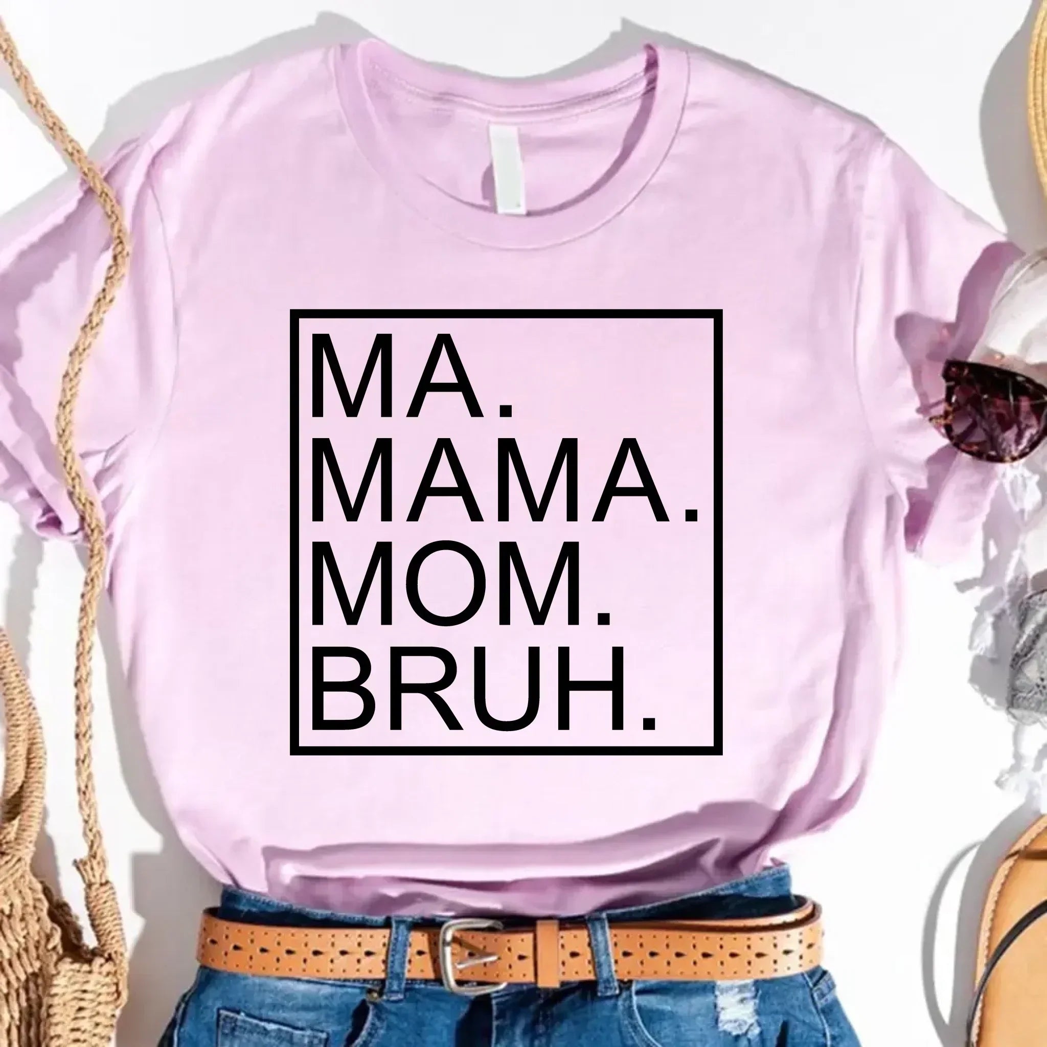 Ma Mama Mom Bruh T-Shirt – Funny Mom Sweatshirt Mother's Day Gift - Aaria Tees Aaria Tees