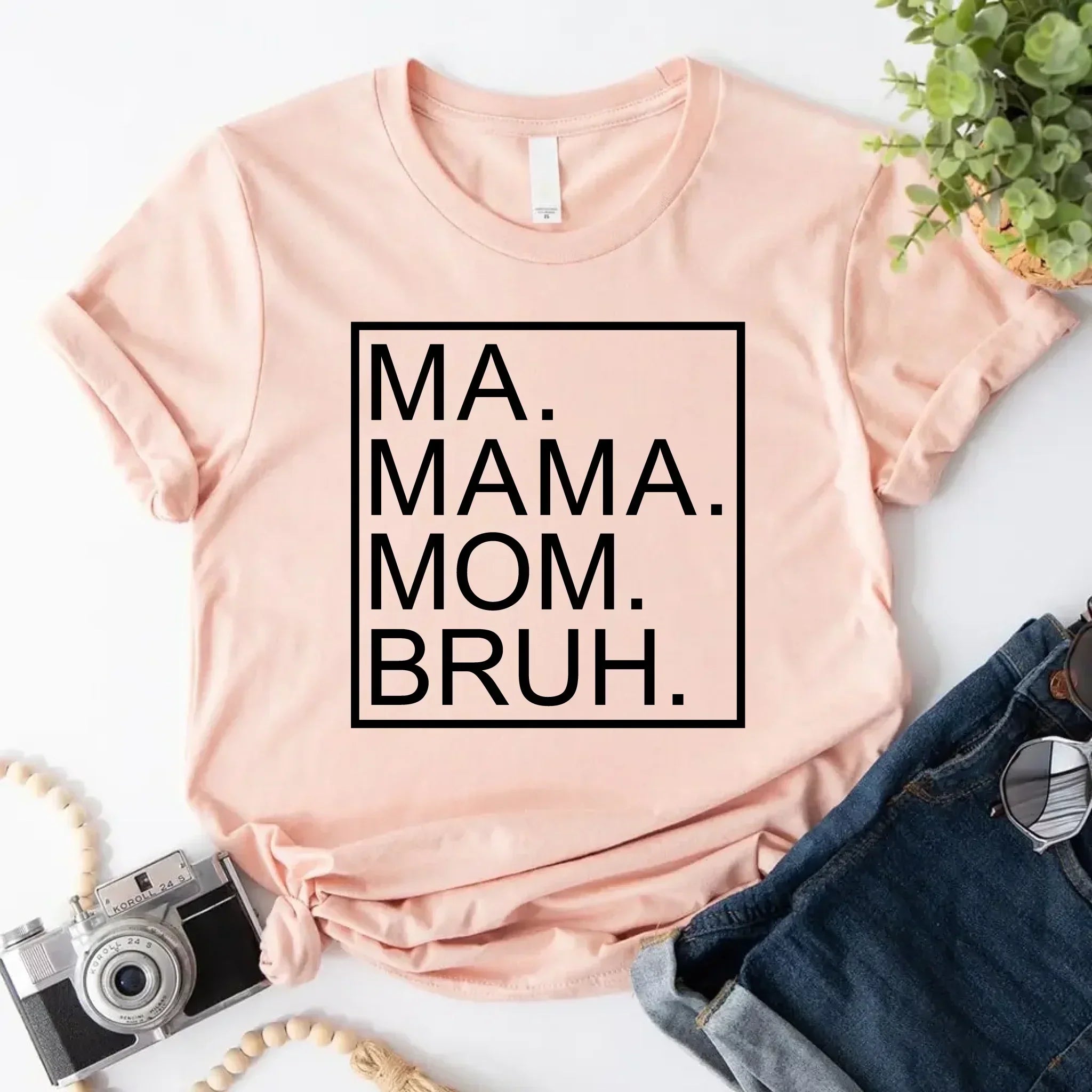 Ma Mama Mom Bruh T-Shirt – Funny Mom Sweatshirt Mother's Day Gift - Aaria Tees Aaria Tees