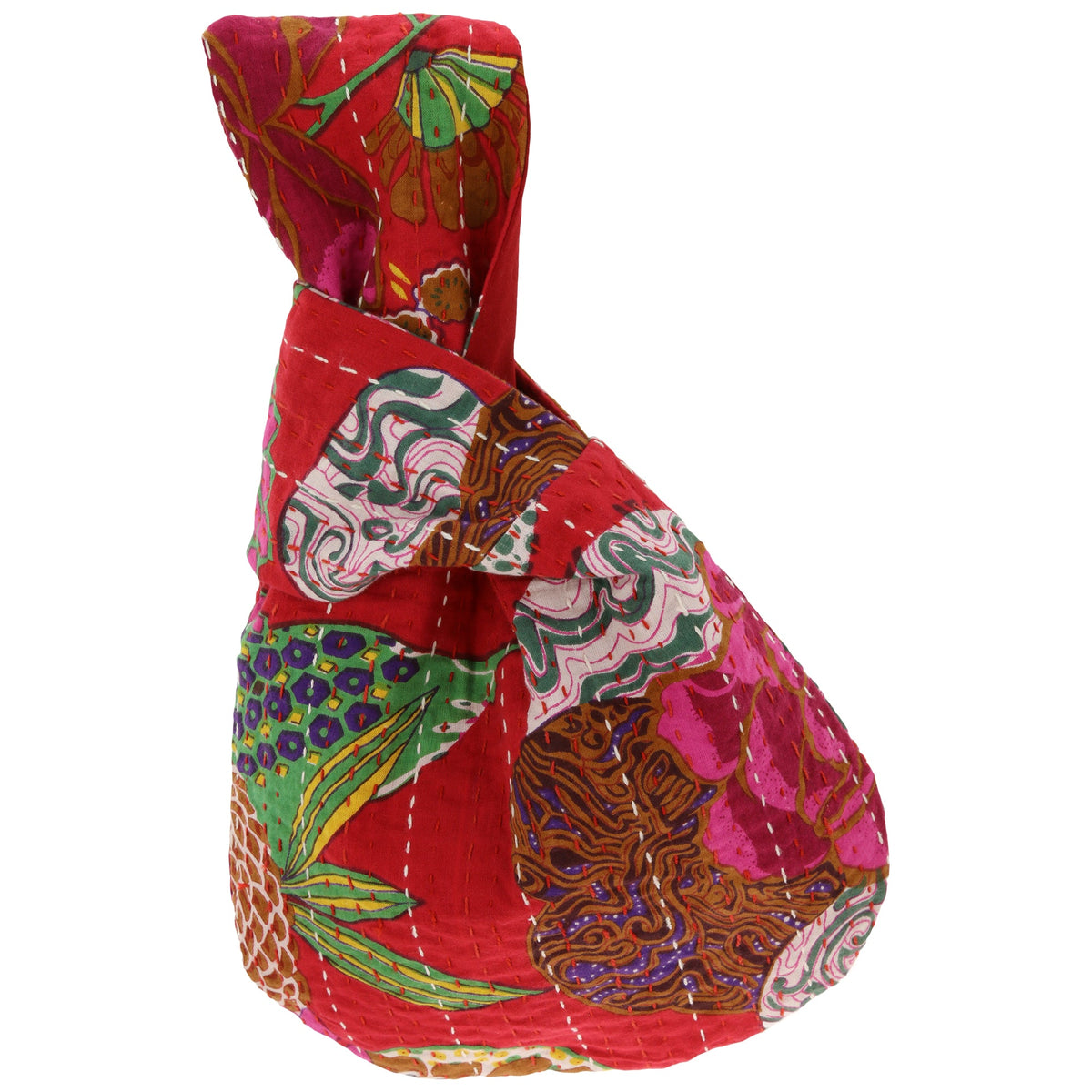 Hand Stitched Kantha Wristlet - Aaria Tees