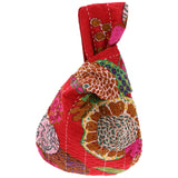 Hand Stitched Kantha Wristlet - Aaria Tees Aaria Tees