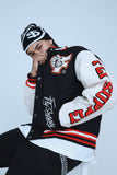 Manifest Varsity Jacket (Black) - Aaria Tees Aaria Tees
