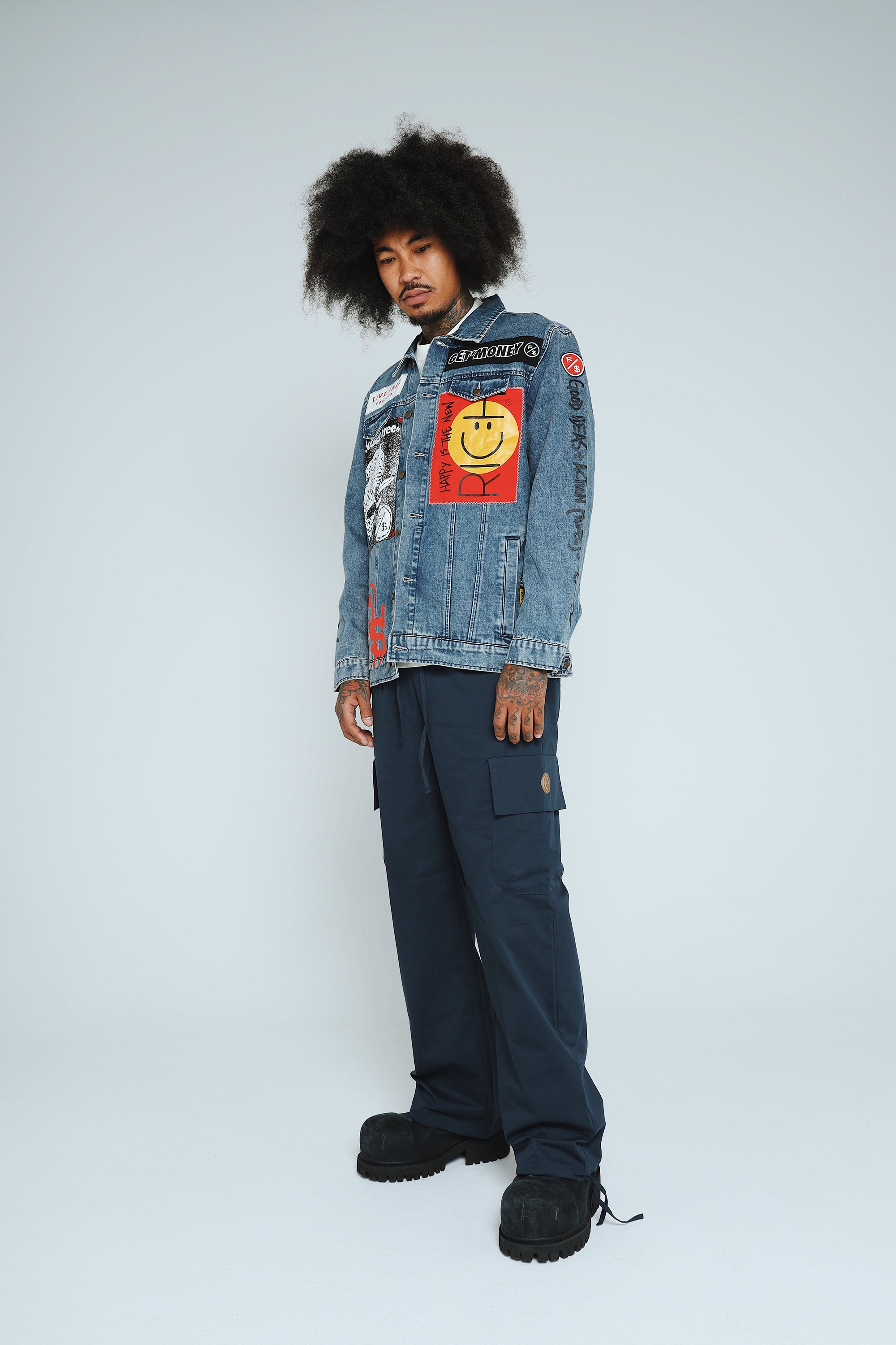 New Rich Denim Jacket (Denim) - Aaria Tees Aaria Tees