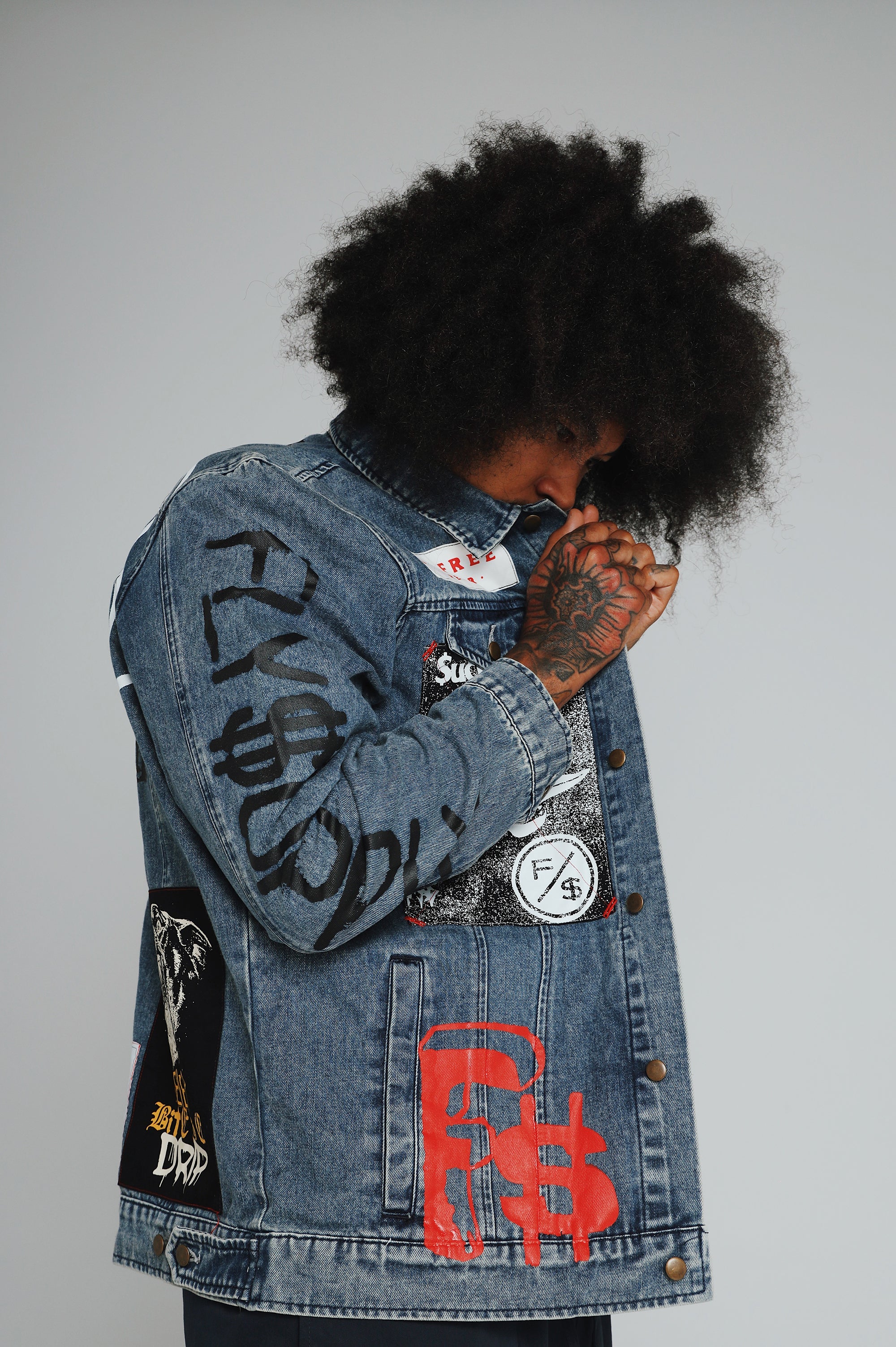 New Rich Denim Jacket (Denim) - Aaria Tees Aaria Tees