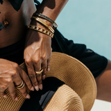 Nicola CZ Bracelet - Black Aaria Tees