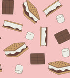 S'more to Love (Crib Sheet) - Pink - Aaria Tees Aaria Tees